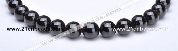 CGA04 Round 14mm natural garnet gemstone beads Wholesale