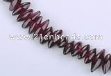 CGA12 15 inches multi sizes rice garnet gemstone beads Wholesale