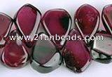 CGA15 multi sizes flat teardrop garnet gemstone beads Wholesale