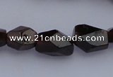 CGA16 15.5 15.5 inches 8*10mm garnet nugget gemstone beads