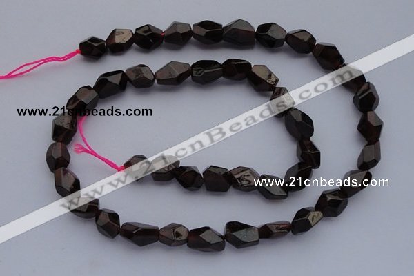 CGA16 15.5 15.5 inches 8*10mm garnet nugget gemstone beads