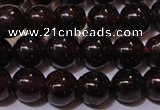 CGA352 14 inches 4mm round natural red garnet beads wholesale