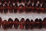 CGA380 15 inches 2*4mm rondelle natural red garnet beads wholesale