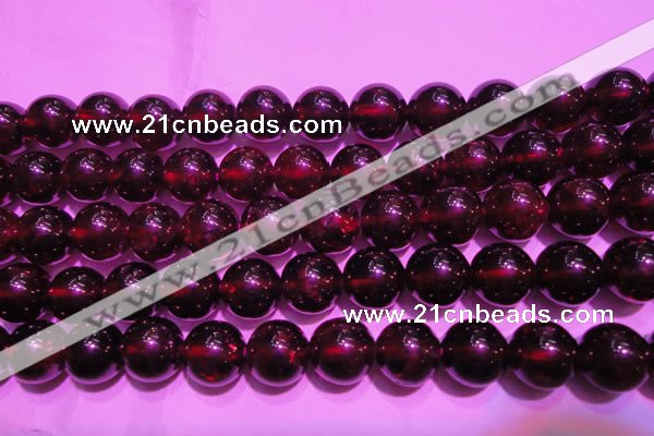 CGA420 15.5 inches 8mm round natural red garnet gemstone beads