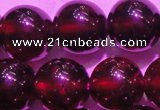 CGA421 15.5 inches 10mm round natural red garnet gemstone beads