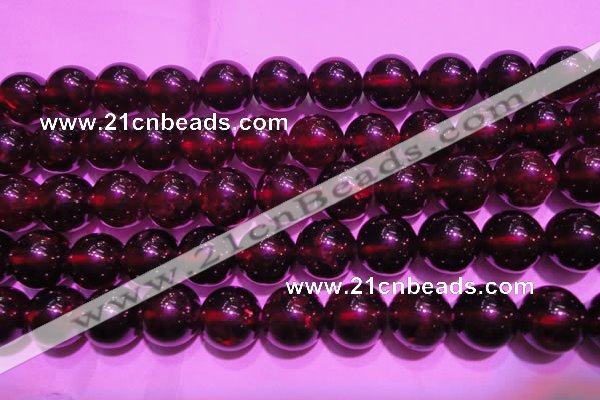 CGA421 15.5 inches 10mm round natural red garnet gemstone beads