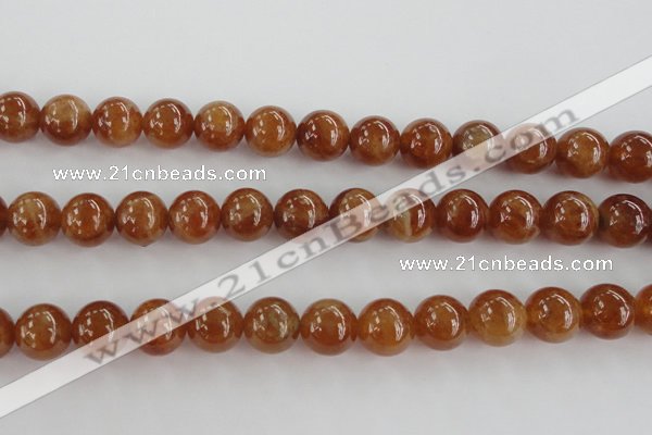 CGA504 15.5 inches 10mm round A grade yellow red garnet beads