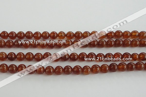 CGA511 15.5 inches 6mm round AA grade yellow red garnet beads