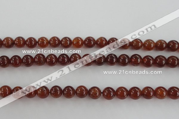 CGA512 15.5 inches 8mm round AA grade yellow red garnet beads