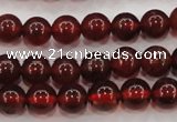 CGA601 15.5 inches 6mm A grade round natural orange garnet beads