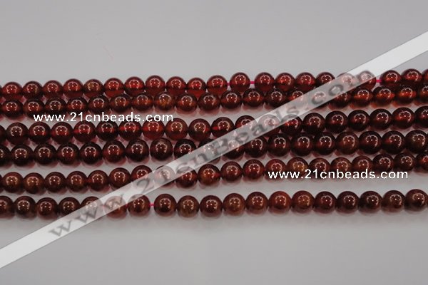 CGA602 15.5 inches 8mm A grade round natural orange garnet beads