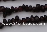 CGA652 15.5 inches 4*6mm nuggets red garnet gemstone beads