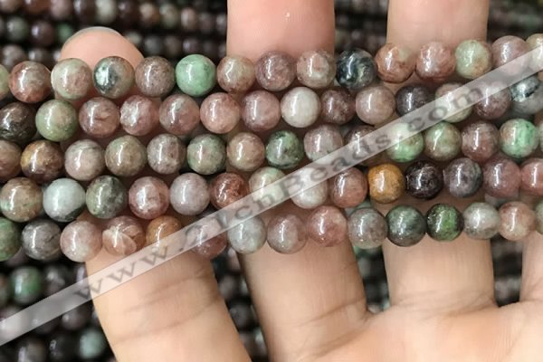 CGA684 15.5 inches 6mm round kashgar garnet beads wholesale