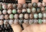 CGA687 15.5 inches 12mm round kashgar garnet beads wholesale