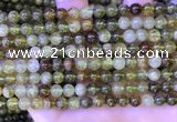 CGA700 15.5 inches 6mm round green garnet beads wholesale