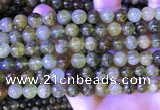 CGA701 15.5 inches 8mm round green garnet beads wholesale