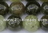 CGA713 15.5 inches 10mm round natural green garnet gemstone beads