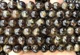 CGA883 15 inches 10mm round green garnet beads wholesale