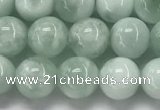 CGA901 15.5 inches 6mm round green angel skin gemstone beads