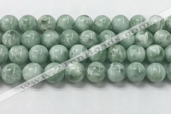 CGA907 15.5 inches 18mm round green angel skin gemstone beads