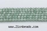 CGA912 15.5 inches 8mm faceted round green angel skin beads wholesale
