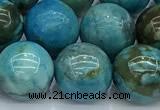 CGA928 15 inches 10mm round blue angel skin beads