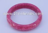 CGB201 Inner diameter 60mm fashion dyed rhodochrosite gemstone bangle