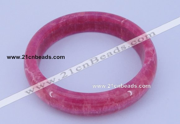 CGB201 Inner diameter 60mm fashion dyed rhodochrosite gemstone bangle