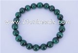 CGB216 2pcs 7.5 inches 6mm natural malachite gemstone bracelets