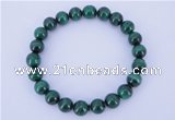 CGB217 2pcs 7.5 inches 8mm natural malachite gemstone bracelets