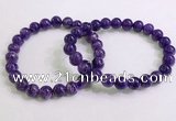 CGB2552 7.5 inches 8mm round charoite gemstone beaded bracelets