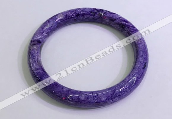 CGB2584 Inner diameter 60mm fashion charoite gemstone bracelet