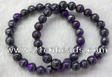 CGB2610 7.5 inches 8mm round natural sugilite beaded bracelets