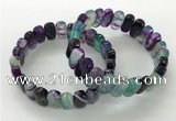 CGB3108 7.5 inches 8*15mm oval agate gemstone bracelets