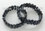 CGB3114 7.5 inches 8*15mm oval agate gemstone bracelets