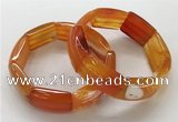 CGB3203 7.5 inches 18*29mm agate gemstone bracelets wholesale