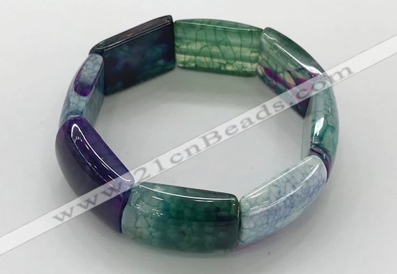 CGB3206 7.5 inches 18*29mm agate gemstone bracelets wholesale