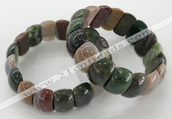 CGB3229 7.5 inches 12*20mm oval Indian agate bracelets