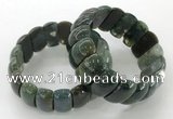 CGB3248 7.5 inches 12*25mm oval Indian agate bracelets