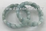 CGB3266 7.5 inches 10*15mm faceted marquise imitation aquamarine bracelets