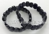 CGB3278 7.5 inches 10*15mm faceted marquise blue goldstone bracelets