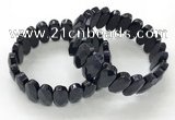 CGB3324 7.5 inches 10*20mm faceted oval blue goldstone bracelets