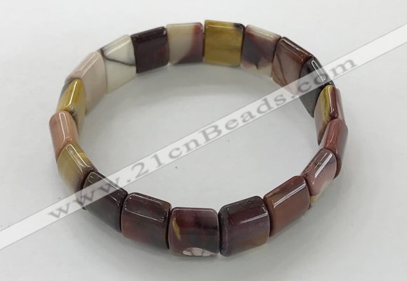 CGB3340 7.5 inches 10*15mm rectangle mookaite bracelets