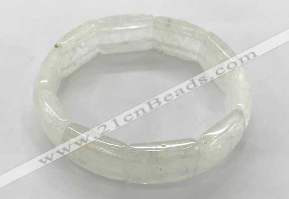 CGB3400 7.5 inches 15*21mm white crystal bracelets wholesale