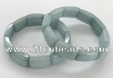 CGB3403 7.5 inches 15*21mm imitation aquamarine bracelets