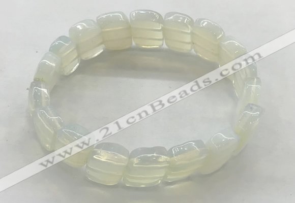 CGB3442 7.5 inches 10*15mm faceted marquise opal bracelets