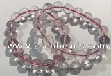 CGB4002 7.5 inches 12mm round rose quartz beaded bracelets