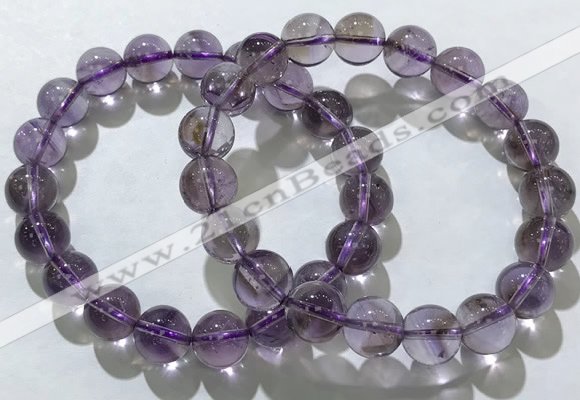 CGB4008 7.5 inches 10mm round ametrine beaded bracelets