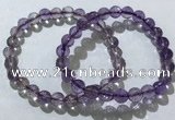 CGB4014 7.5 inches 7mm faceted round ametrine beaded bracelets