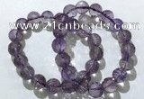 CGB4018 7.5 inches 11mm faceted round ametrine beaded bracelets